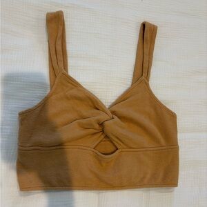 Madewell Tan Crop Top